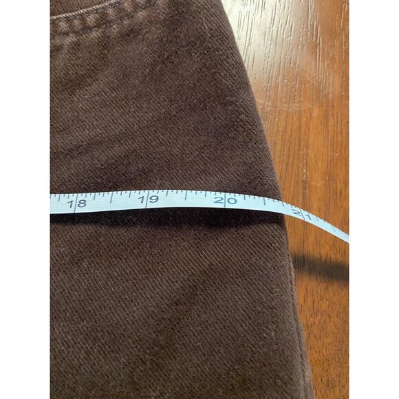 Bill Blass Brown Cotton Women's Easy Fit Pants Size 12 - Picture 10 of 13